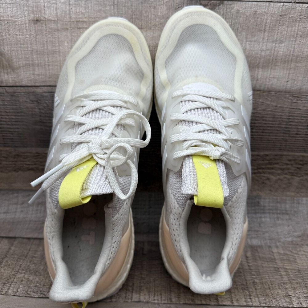 Adidas UltraBoost Running Shoes Womens Size 8 White Sneakers DNA Mono GX3081‎ - Picture 6 of 13